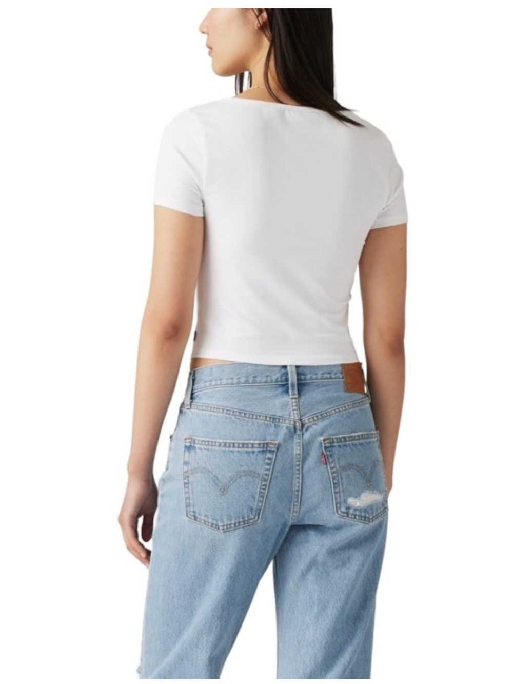 NWT Levi’s Women’s Mars Corset Tee - Medium - Picture 2 of 5